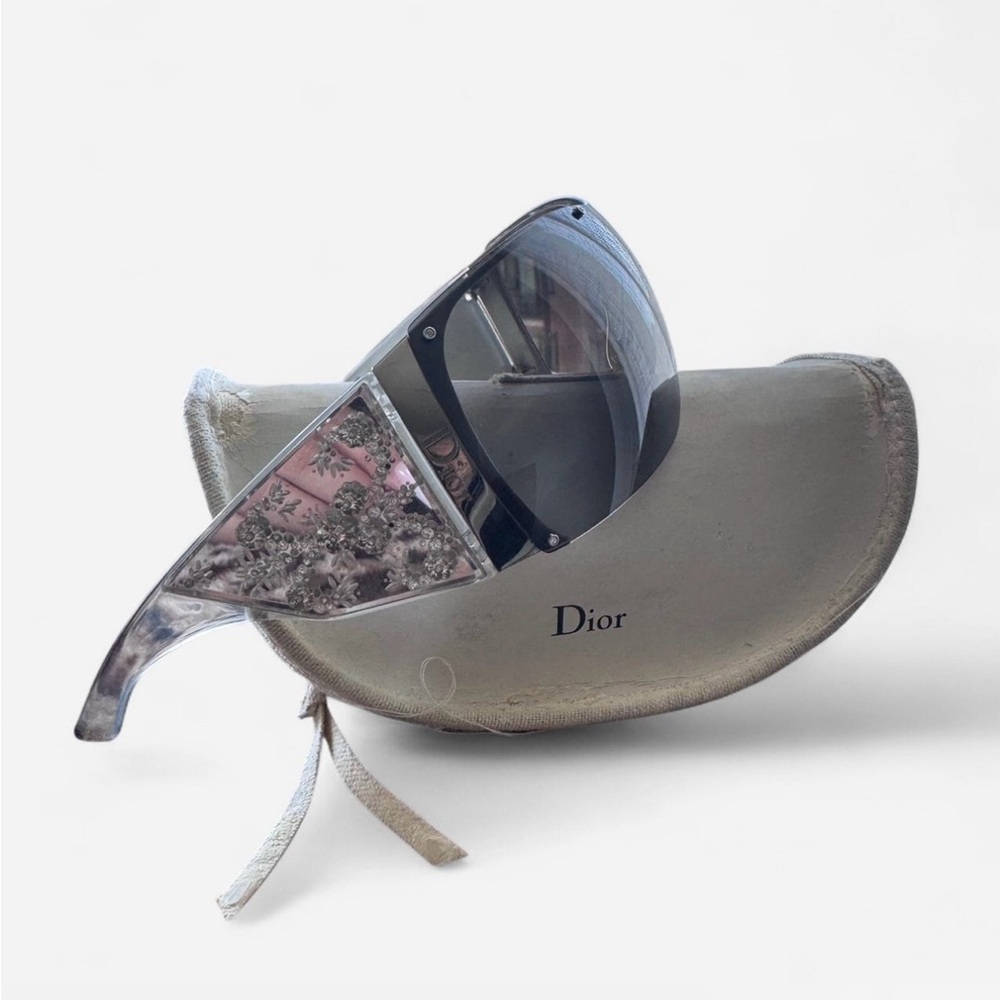 Dior Sunglasses with Swarovski  Silver  Details